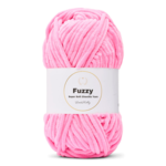 LindeHobby Fuzzy Chenille 48 Rose clair néon