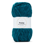 LindeHobby Fuzzy Chenille 18 Vert pétrole / Turquoise foncé