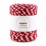 LindeHobby Inspire Print  37 Rose clair avec rayures bordeaux