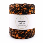 LindeHobby Inspire Print 26 Noir avec imprimé orange