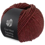 Lana Grossa Cool Wool Superbig 222 Rouge vin chiné