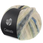 Lana Grossa Cassata 15 Jaune pâle/vert de mai/vert gris/bleu/jaune sable
