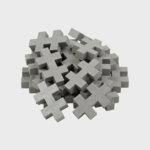 Plus-Plus BIG, 25 pcs 3456 Gris