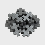 Plus-Plus BIG, 25 pcs 3472 Argent