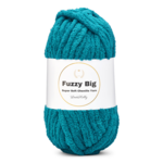 LindeHobby Fuzzy Chenille BIG 18 Vert pétrole / turquoise foncé