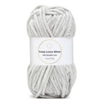 LindeHobby Fuzzy Chenille Silver Lurex 42 Métal canon