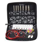 ChiaoGoo Set d’Aiguilles Circulaires Interchangeables Twist Red Lace, Small, 13 cm