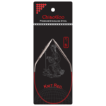 ChiaoGoo Aiguilles Circulaires Knit Red Acier Inoxydable (23-100 cm) 30 cm