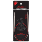 ChiaoGoo Aiguilles Circulaires Knit Red Acier Inoxydable (23-100 cm) 60 cm