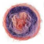 Lana Grossa Basta Mista 105 Saumon/Rose poudré/Lilas/Lilas bleu/Violet