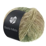 Lana Grossa Basta Mista 120 Jade/vert gris/vert réséda/camel/taupe