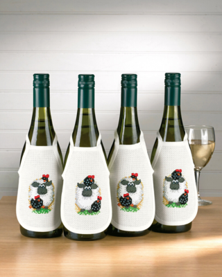 Kit de broderie Mouton tablier 4 x 10 x 15 cm