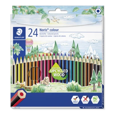 STAEDTLER Noris color 185, crayons de couleur, 24 pcs