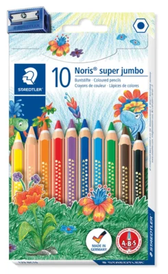 STAEDTLER Noris Crayons de couleur Super Jumbo