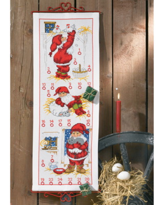 Kit de broderie Lutins dans l'étable 5125/32 32 x 85 cm